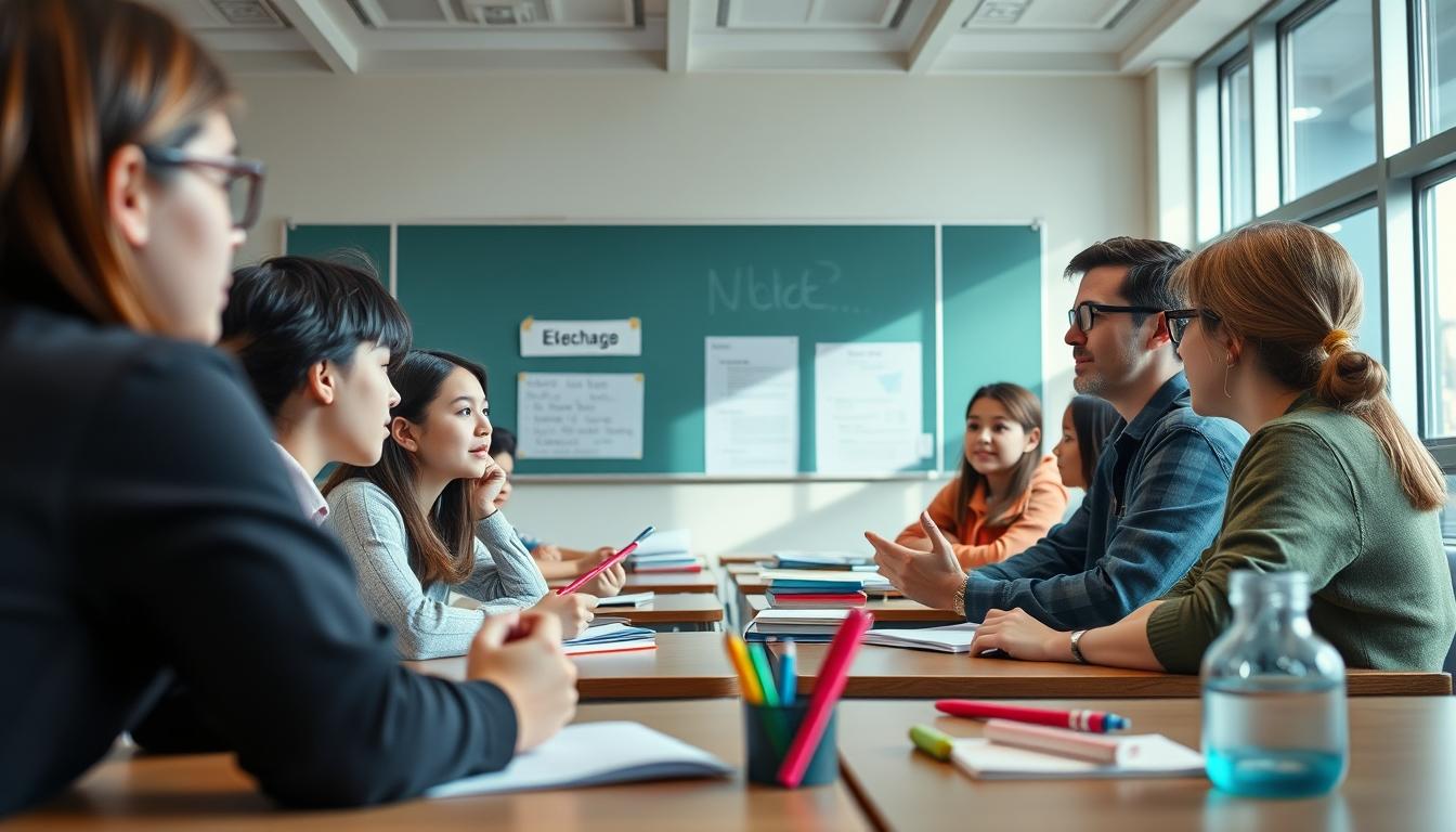 Modern university campus for students